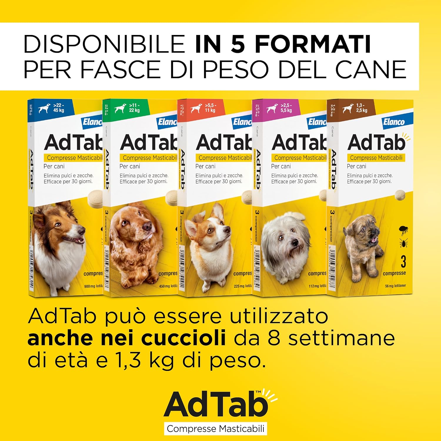 AdTab Kautabletten für Hunde - 3 Tabletten - Foto 5