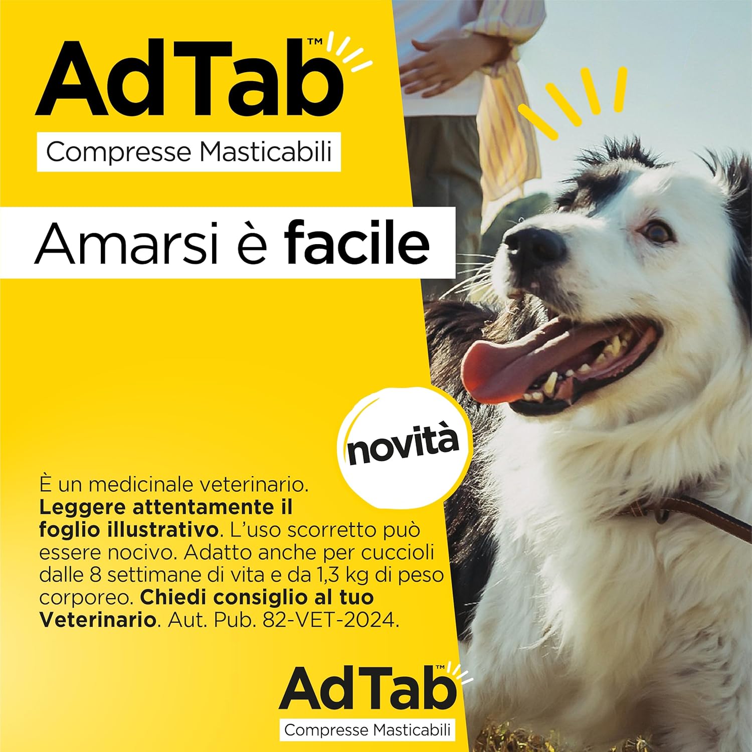 AdTab Kautabletten für Hunde - 3 Tabletten - Foto 6