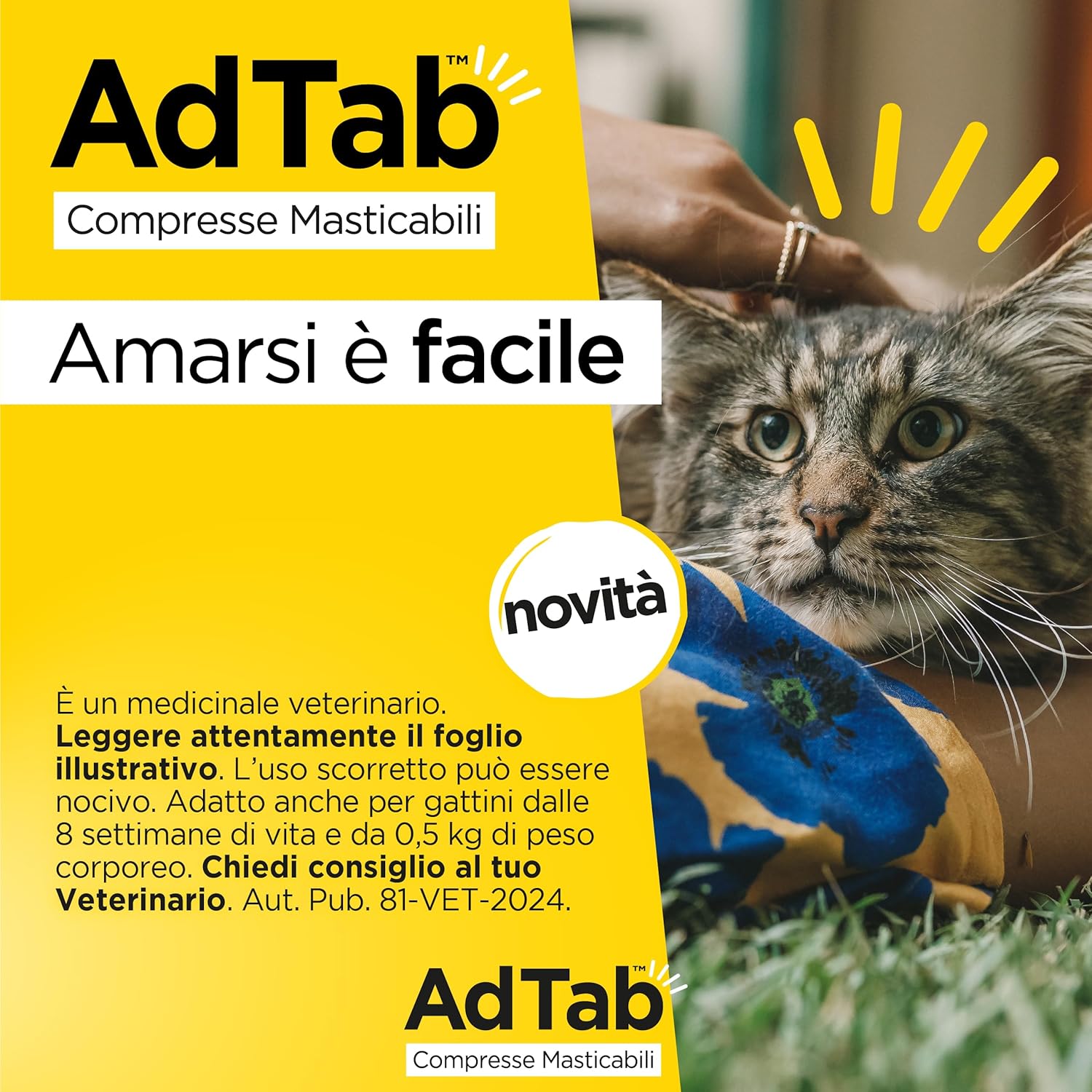 AdTab Kautabletten für Katzen - 3 Tabletten - Foto 6